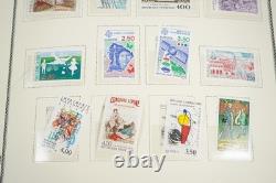 France 1989-2005 Collection de plus de 1 000 timbres neufs et oblitérés conservés dans un album Scott