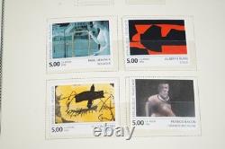 France 1989-2005 Collection de plus de 1 000 timbres neufs et oblitérés conservés dans un album Scott