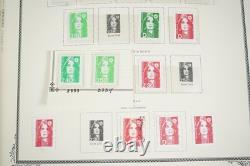 France 1989-2005 Collection de plus de 1 000 timbres neufs et oblitérés conservés dans un album Scott