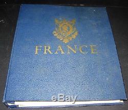 France Collection 1862 À 1964, Album Spécialisé Minkus, 90% + Menthe Scott 7 700 $