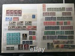GB 18. 1d Penny Red Plates & GB Album De Collections De Timbres