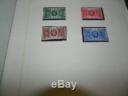 GB Collection Mint Stamps (1935-1980) Dans L'album Blanc Simplex