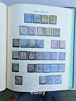 GB Pre Décimal Collection In Green Stamp Windsor Sg Album 1840 1970