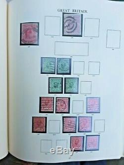 GB Pre Décimal Collection In Green Stamp Windsor Sg Album 1840 1970