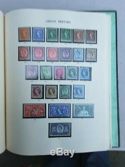 GB Pre Décimal Collection In Green Stamp Windsor Sg Album 1840 1970