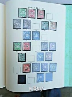 GB Pre Décimal Collection In Green Stamp Windsor Sg Album 1840 1970