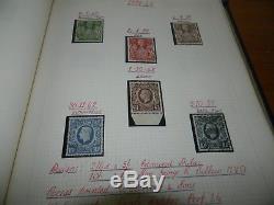 GB Stamps Collection (1870 1967) Dans L'ancien Album