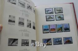 GB Windsor Album Avec Et Sans Charnière Mounts Mnh Stamp Face Collection Val £ 160