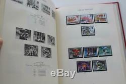 GB Windsor Album Avec Et Sans Charnière Mounts Mnh Stamp Face Collection Val £ 160