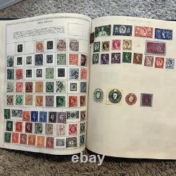 GRAND ALBUM DE TIMBRES-POSTE DU MONDE ENTIER BIEN REMPLI, DES MILLIERS DE TIMBRES DE PLUS DE 100 PAYS