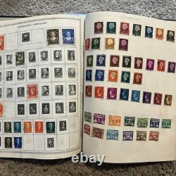 GRAND ALBUM DE TIMBRES-POSTE DU MONDE ENTIER BIEN REMPLI, DES MILLIERS DE TIMBRES DE PLUS DE 100 PAYS