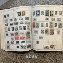 GRAND ALBUM DE TIMBRES-POSTE DU MONDE ENTIER BIEN REMPLI, DES MILLIERS DE TIMBRES DE PLUS DE 100 PAYS