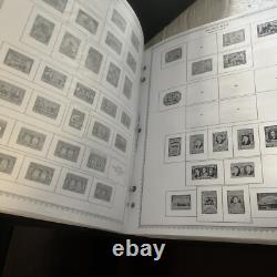 GRANDE-BRETAGNE 1840-1952 Collection de pages dans l'album de timbres mondial suprême, sans timbres
