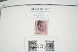 GRANDE-BRETAGNE 1840-1980 COLLECTION DE 1 950+ TIMBRES NEUFS ET USAGÉS DANS UN ALBUM SCOTT