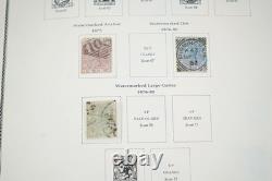 GRANDE-BRETAGNE 1840-1980 COLLECTION DE 1 950+ TIMBRES NEUFS ET USAGÉS DANS UN ALBUM SCOTT