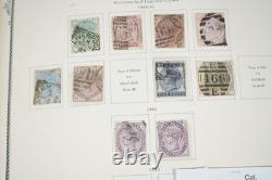 GRANDE-BRETAGNE 1840-1980 COLLECTION DE 1 950+ TIMBRES NEUFS ET USAGÉS DANS UN ALBUM SCOTT