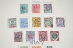 GRANDE-BRETAGNE 1840-1980 COLLECTION DE 1 950+ TIMBRES NEUFS ET USAGÉS DANS UN ALBUM SCOTT