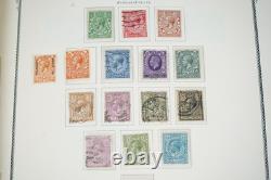 GRANDE-BRETAGNE 1840-1980 COLLECTION DE 1 950+ TIMBRES NEUFS ET USAGÉS DANS UN ALBUM SCOTT