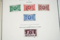 GRANDE-BRETAGNE 1840-1980 COLLECTION DE 1 950+ TIMBRES NEUFS ET USAGÉS DANS UN ALBUM SCOTT