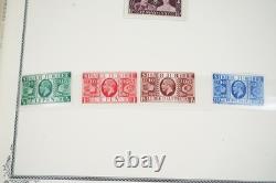 GRANDE-BRETAGNE 1840-1980 COLLECTION DE 1 950+ TIMBRES NEUFS ET USAGÉS DANS UN ALBUM SCOTT