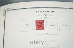 GRANDE-BRETAGNE 1840-1980 COLLECTION DE 1 950+ TIMBRES NEUFS ET USAGÉS DANS UN ALBUM SCOTT