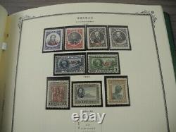 GRECE, Superbe collection de timbres MINT (beaucoup de NH) montée dans un album spécialisé Scott