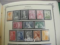 GRECE, Superbe collection de timbres MINT (beaucoup de NH) montée dans un album spécialisé Scott