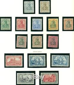 Germany Collection 1872 1944 Dans L'album Lighthouse, Mint, Nh, Scott 21 208,00 $