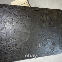 Grand lot de collection d'album de timbres de plus de 1 000 Canada et pays étrangers Croisés en vrac