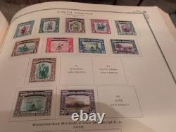 Grande-Bretagne. Collection de timbres des colonies britanniques dans un énorme album Scott de 1954 1850s+