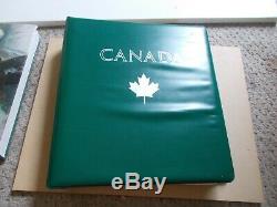Grande Collection De Timbres Du Canada Album Minkus 1851-1984 Timbres De Valeur Clé C. V. 2000 $ +