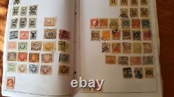 Grande collection Pologne et Roumanie album chargé non trié de nombreux timbres anciens