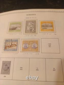 Grande collection de Roumanie dans un album