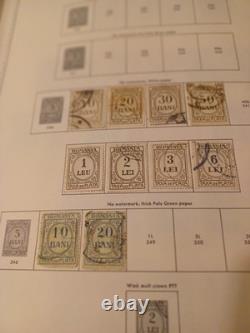 Grande collection de Roumanie dans un album