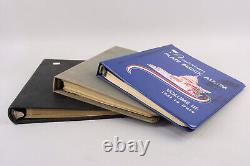 Grande collection de blocs de plaques américains Lot 1950-1960 MNH et neuf 1000+ timbres dans des albums