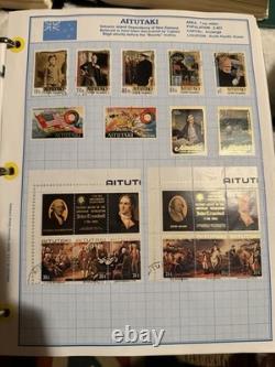 Grande collection de timbres Héritage Héritage Castro Album mondial et plus 11 livres