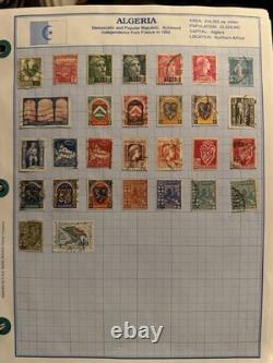 Grande collection de timbres Héritage Héritage Castro Album mondial et plus 11 livres