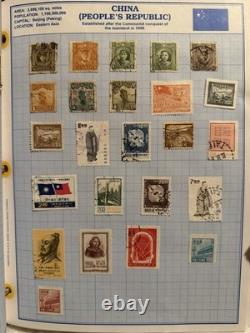 Grande collection de timbres Héritage Héritage Castro Album mondial et plus 11 livres