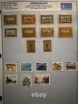 Grande collection de timbres Héritage Héritage Castro Album mondial et plus 11 livres