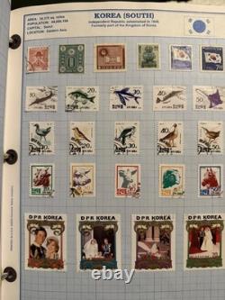 Grande collection de timbres Héritage Héritage Castro Album mondial et plus 11 livres