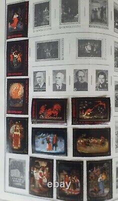 Grande collection de timbres La vieille collection de timbres de mon oncle USA & Étranger Dates 1778-19