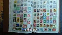 Grande collection de timbres WW dans un album Harris comprenant des milliers de timbres de G à I