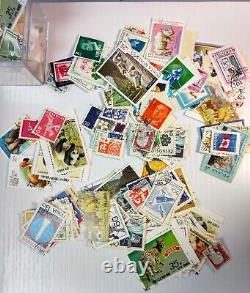 Grande collection de timbres anciens du monde entier