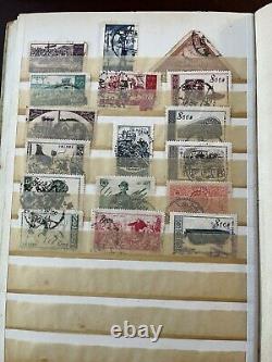 Grande collection de timbres anciens internationaux Voir la description