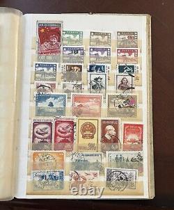 Grande collection de timbres anciens internationaux Voir la description