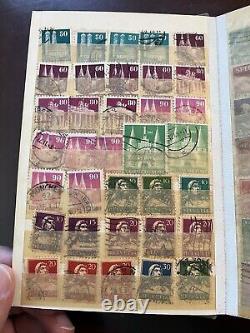 Grande collection de timbres anciens internationaux Voir la description