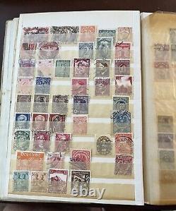 Grande collection de timbres anciens internationaux Voir la description