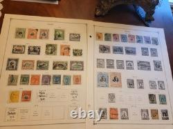 Grande collection de timbres classiques du Pérou, timbres aériens, pages d'album