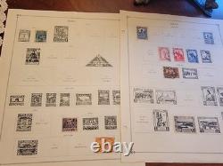 Grande collection de timbres classiques du Pérou, timbres aériens, pages d'album