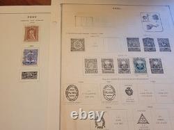 Grande collection de timbres classiques du Pérou, timbres aériens, pages d'album